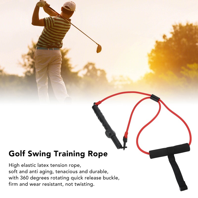 Golf Swing Training Rope Training Aids Resistance Band Golf Swing