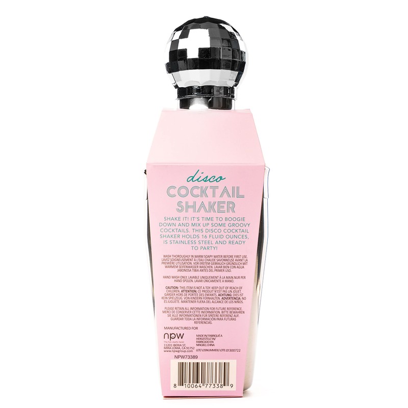 Disco Cocktail Shaker, Retro Party Accessories, Groovy Barware, Trendy Disco
