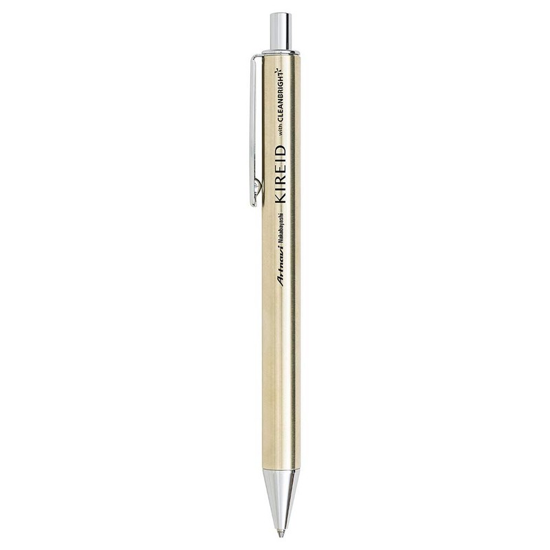 Kireido LBPY-01D Anti-Bacterial, Antiviral Low Viscosity Oil Based Ballpoint Pen,