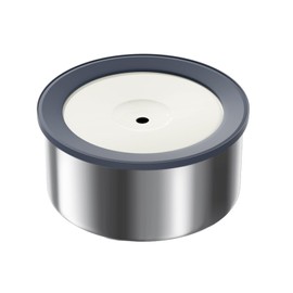 Tazón de agua sin derrames para perros, dispensador de platos de agua lenta de acero inoxidable grande de 1.6 l, se adapta a alimentador elevado para 