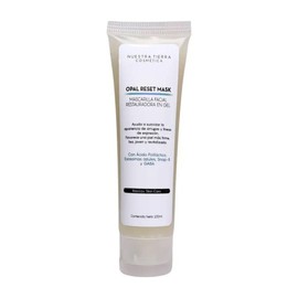 Nuestra Tierra Cosmética Opal Reset Mask, Mascarilla Facial Restauradora en Gel, con Ácido Hialurónico, Exosomas Azules, Snap-8 y GABA, 100ml         