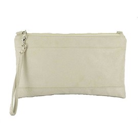 LONI Divine Faux Suede Clutch Shoulder Wristlet Bag