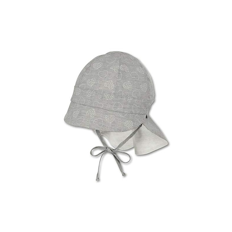 Sterntaler Girls Hat, Grey (light grey 518), XS
