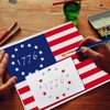 WISYOK American Flag 50 Star Stencils and 13 Stars 1776