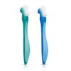GUM - Cepillo para Prótesis Dentales con Doble Cabezal Con