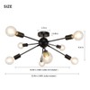 Modern Sputnik Chandelier, LynPon 8 Lights Mid Century Ceiling Light