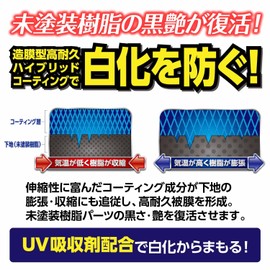 Surluster S-140 Unpainted Resin Coating, Resin Coating, Black Taste Restored, Cloth Included