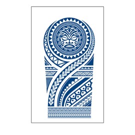 GZ641x2 Temporary Tribal Tattoo, 2 Sheets