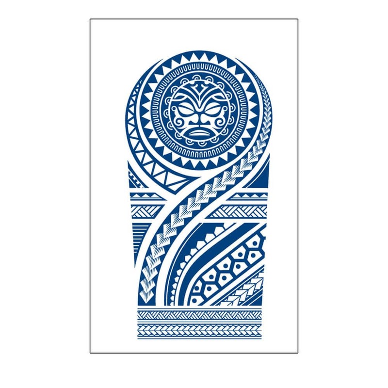 GZ641x2 Temporary Tribal Tattoo, 2 Sheets