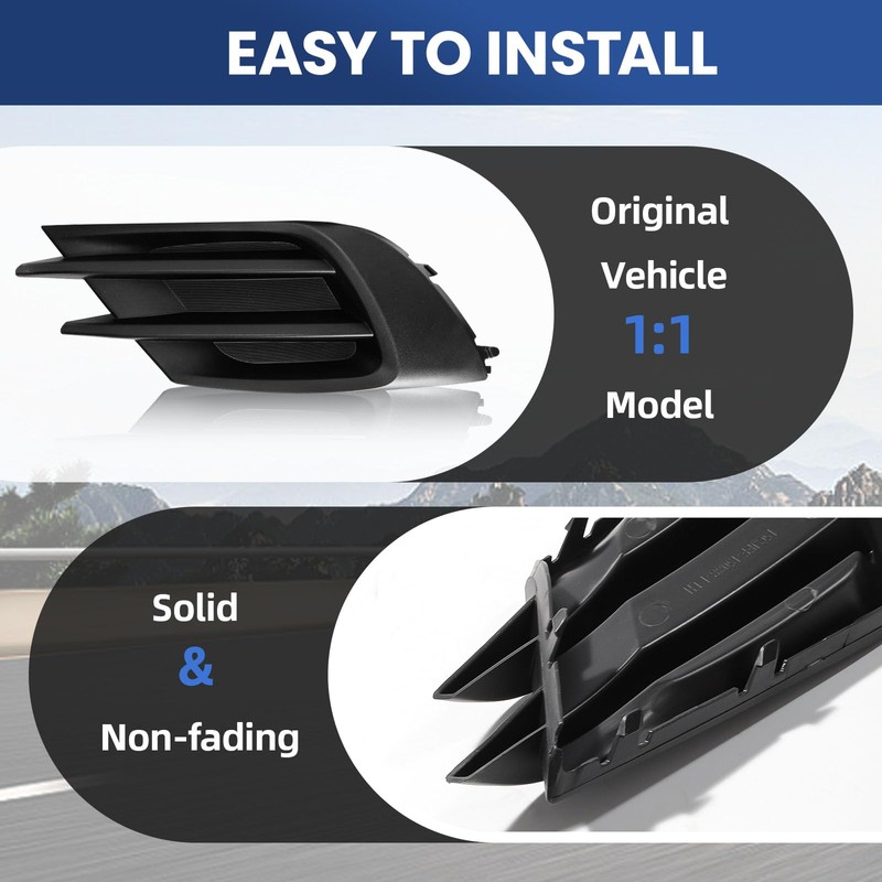 CZCJGD Fog Light Bezel Covers Compatible with Subaru Legacy 2015