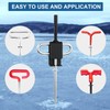 MUMUBOAT Ice Anchor Drill Adapter, Ice Fishing Shelter Accessories, Universal