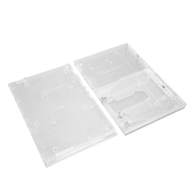 for PS Slim Clear Case DIY Replacement Transparent Game Console
