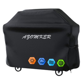 Weatherproof Grill Cover, Tear-Resistant and Waterproof with UV Protection, for Brinkmann, Char Broil, Weber and Jenn Air (145 x 61 x 117 cm)