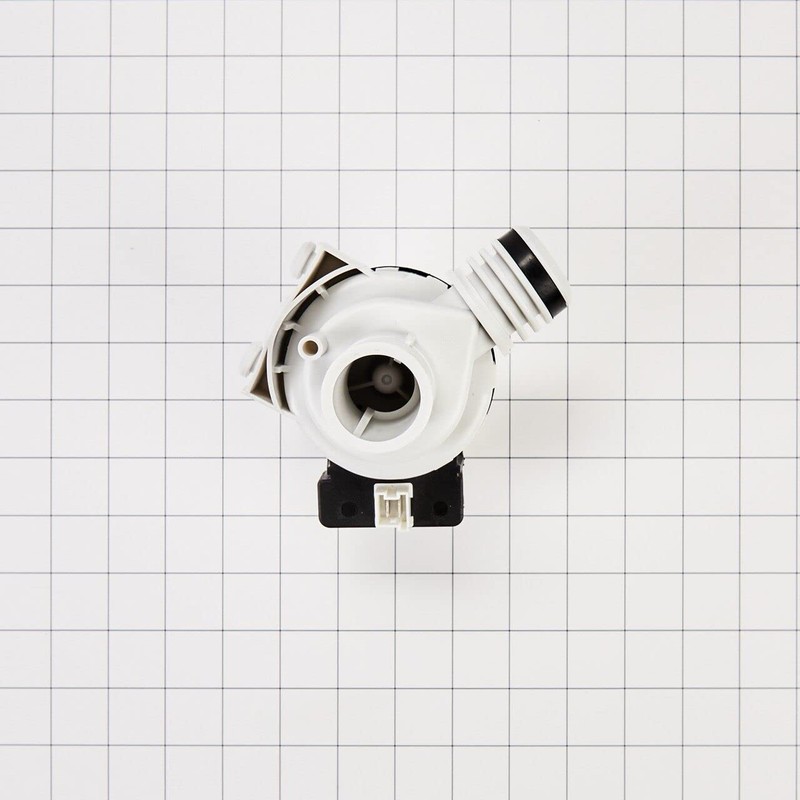 Whirlpool WP34001340 OEM Front Load Washer Drain Pump, White