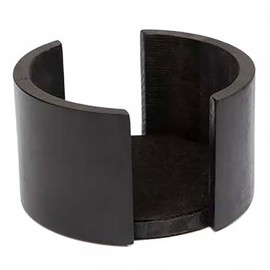 Thirstystone Black Stained Acacia Wood Round Coaster Holder Holds Round 4" Coasters