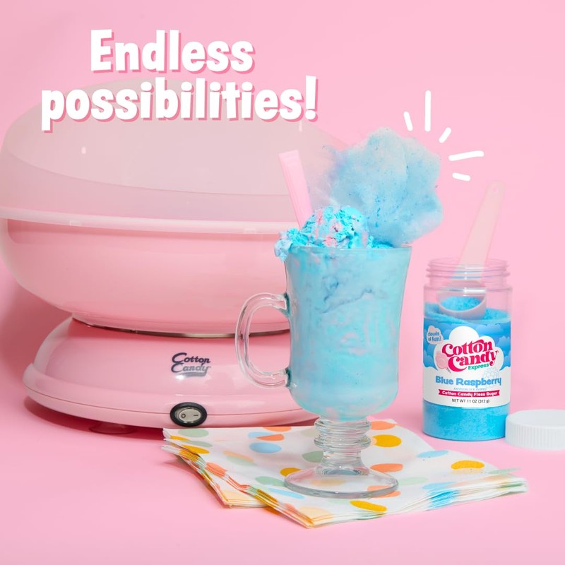 Cotton Candy Express Floss Sugar Variety Pack 5 - 11oz