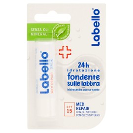 Labello Med Repair 5.50 ml Lip Balm Moisturising and Melting on the Lips, Lip Balm with Vitamin E and Natural Oils, Sun Cream SPF 15