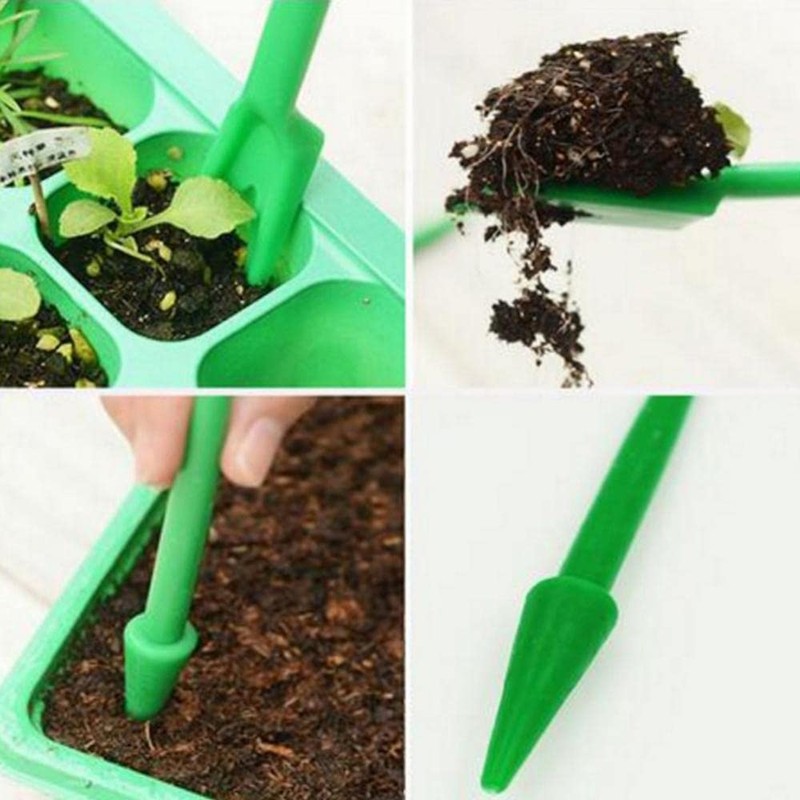 (2pcs/Set) Garden Plastic Seeds Widger Seedlings Dibber Sowing Tools Transplanting