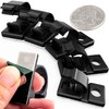 PHYXOLOGY SUPPLY - Pro-Grade, Adhesive-Backed Cable Clamps. Multi-Size Set of