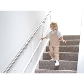 Cardea Solutions KiddieRail Adjustable Handrail to Help Safeguard Your Child On The Stairs (Standard Configuration)