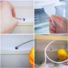 6 Pcs Refrigerator Drain Hole Remover Cleaning Brush Tool Kit,