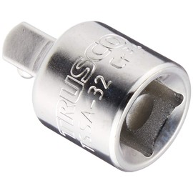 TRUSCO TSSA32 Socket Adapter Insertion Square Concave 0.3 inch (9.5 mm) Convex 0.25 inch (6.35 mm)