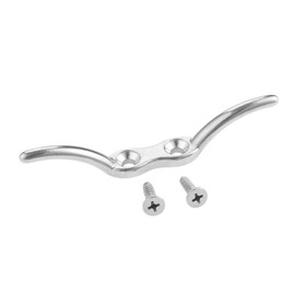 SYDARSYN 4 x 112 mm stainless steel flagpole clamp, boat lamp, flag pole case, rope, cleat hook, rope clamp, mooring lamp, sailing boats