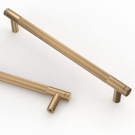 Asidrama 4483 10 Pack 12.6 Inch(320mm) Champagne Bronze Kitchen Cabinet Handles, Cabinet Pulls Kitchen Cabinet Hardware for Cupboard Drawer Pulls