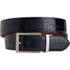 Greg Norman Men's Reversible Croco Print Leather Golf Belt Tan/Black
