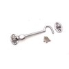 Infinity Decor 4" 100mm Brass Cabin Hook & Eye Weatherproof
