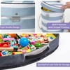 Toy Storage Bag Play Mat Small Bricks Blocks Clean Up