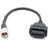 JDTech Yamaha Motorcycle 4 Pin Diagnostic CANBUS Cable to OBD2