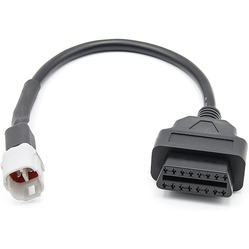JDTech Yamaha Motorcycle 4 Pin Diagnostic CANBUS Cable to OBD2