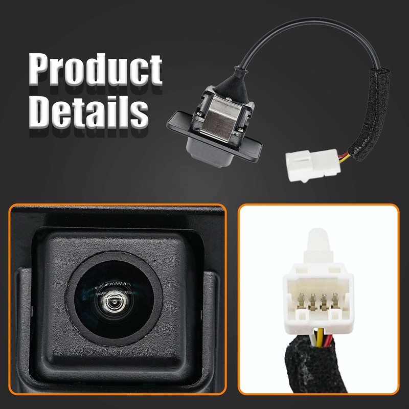 LEVANLIGHT | Rear View Back Up Camera with Fixed Plate|