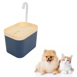 Changor Fuente Agua para Gatos 1,5 L, Material PP, Flujo Circulación Automático Silencioso