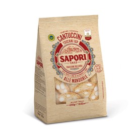 Sapori Cantuccini Toscani IGP alle Mandorle, Biscotti Tradizionali Italiani, Confezione 250 g