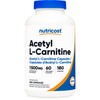 Nutricost Acetyl L-Carnitine 1500mg, 180 Capsules - Non-GMO and Gluten