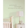 Wallpops Repositionable Baby Nursery Rhyme, Jack Be Nimble