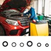 XIHIRCD 60pcs Car A/C Compressor Gasket Kit, Nitrile Rubber O-Rings,