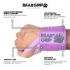 BEAR GRIP - Weight Lifting Wrist Support Bands (Pastel Purple)