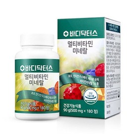 Body Doctors Multivitamin Mineral Supplement 180 tablets × 1 / 바디닥터스 멀티비타민 미네랄 영양제 180정 × 1개