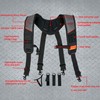 KUNN Tool Belt Suspender with Magnetic Wristband for Framer Carpenter