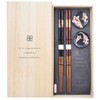 Kawaii Nishiki Goi 029788 Yu-Getsu Chopsticks Rest, Size: Approx. 9.1