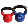 Ader Vinyl Kettlebell Set- 12, 15 Lb