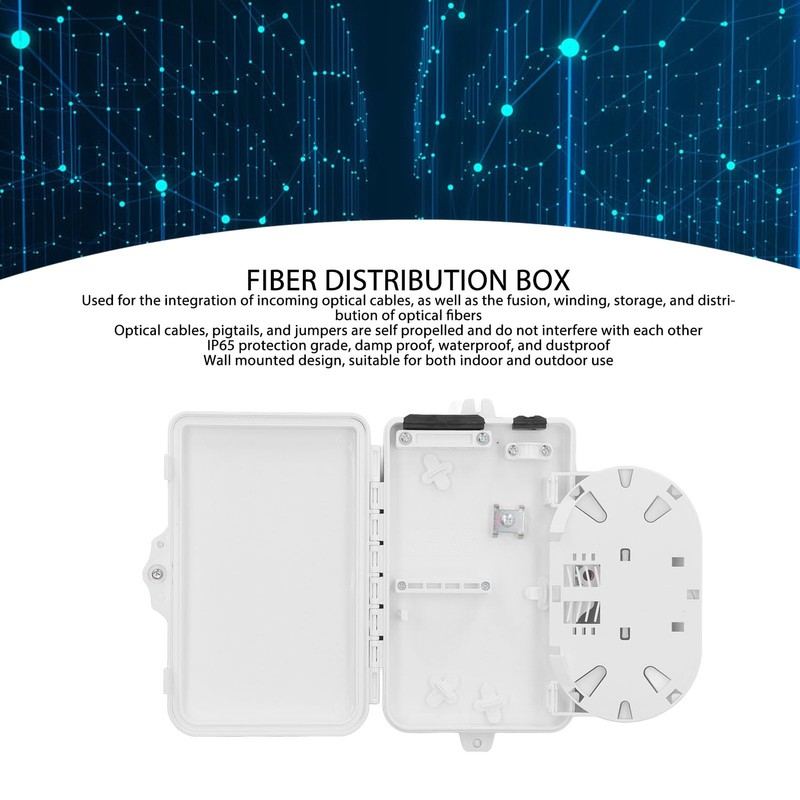 Fiber Optic Distribution Box IP65 Fiber Optic Terminal Distribution Enclosure