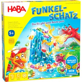 Haba Funkelschatz Brettspiel, Kinderspiel des Jahres 2018, Mitbringspiel für 2-4 Spieler ab 5 Jahren