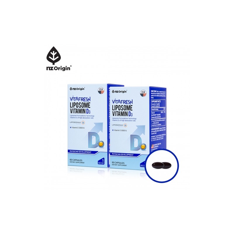 NZ Origin VitaFresh Liposome Vitamin D3 (60 Capsules) / 엔젯오리진
