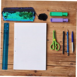 Operitacx 2pcs Cute Pencil Case for Girls Sequined Mermaid Pencil Bags Multifunctional Storage Case Daisy Design