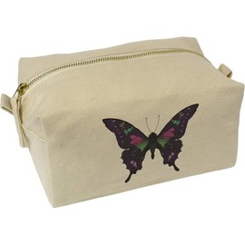 'Bright Botanical Butterfly ' Canvas Wash Bag/Makeup Case (CS00037891)