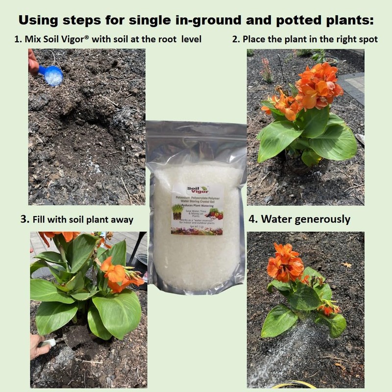 Enhanced Soil and Plant Health for 7 Years: Potassium Polymer